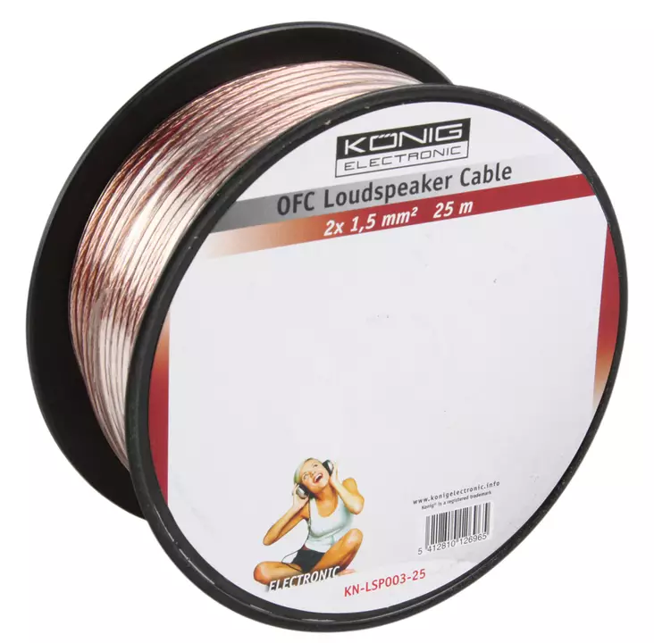  - Ljudkablar - KN-LSP03R-25 - 1