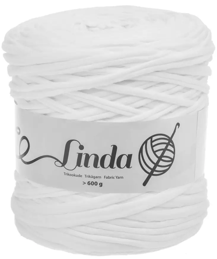 Garn Linda vit - Trådar och sybehör - 6410412921925 - 1