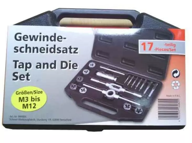 Kierrety=C3=B6kalusarja 17-osainen - Skruvverktyg - 4022307160825 - 1