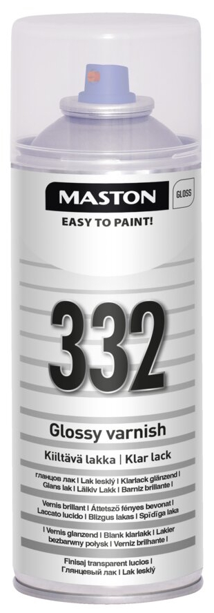 Kiilt=C3=A4v=C3=A4 lakka Maston 100 332 400 ml - Sprayfärger - 6412491003325 - 1