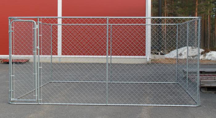 Koira-aitaus 4 x 4 x 1,83  p=C3=A4=C3=A4kuva=20 - Transporttillbehör och burar - 6430032157245 - 1