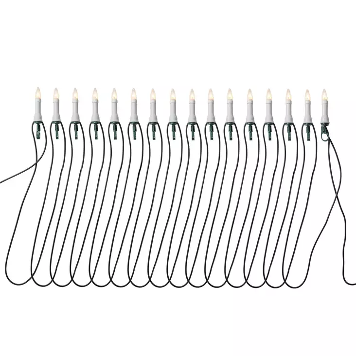 Kynttil=C3=A4valosarja Delux 16-osainen - Ljusslingor - 6435200116505 - 1
