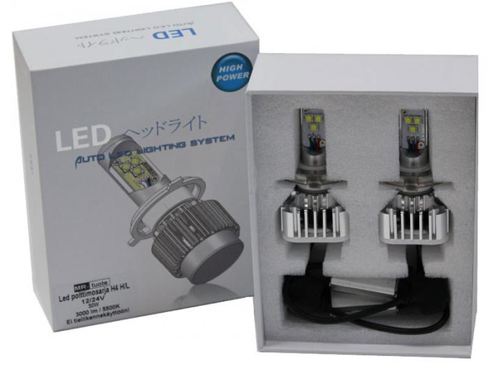 LED-sats H4 H/L 30W - H4-lampor - 6430032150635 - 1