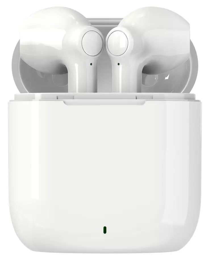 Langaton nappikuuloke BT valkea Denver - In-ear hörlurar - 5706751062025 - 1