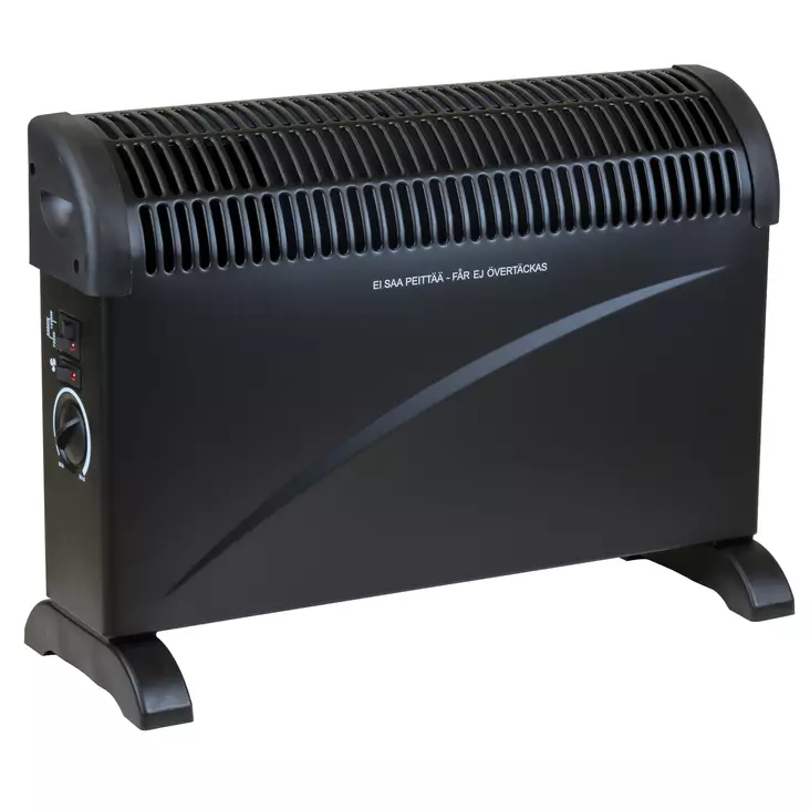 L=C3=A4pivirtausl=C3=A4mmitin 2000W Turbo musta - Värmefläktar och elradiatorer - 6438168110875 - 1