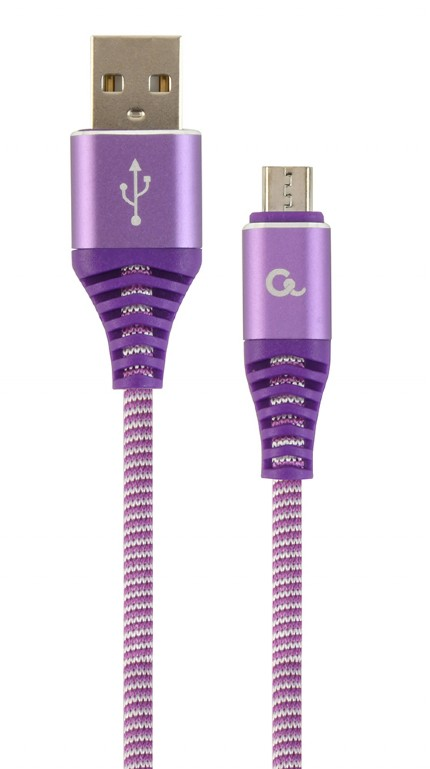 Laddningskabel flätad usb-mic 2m - Nedis produkter - 8716309108225 - 1