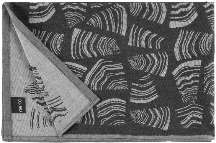 Laudeliina Rento Pino 50 x 150 cm musta - Bastutextilier och bastutillbehör - 6410413148475 - 1