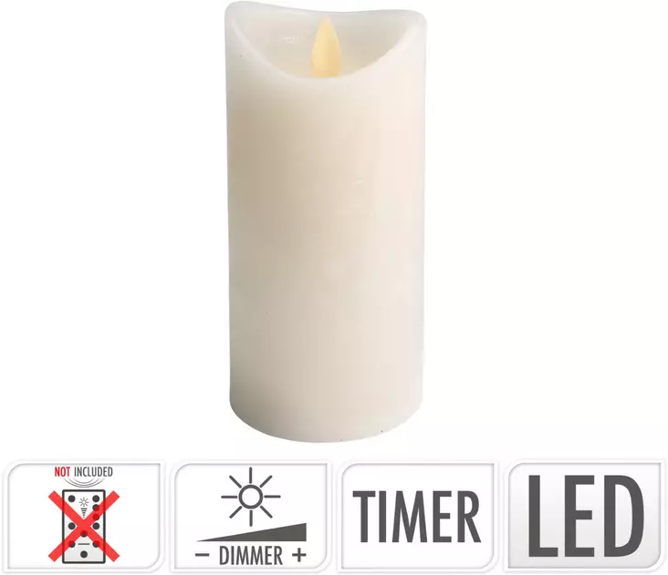 Led kynttil=C3=A4 el=C3=A4v=C3=A4ll=C3=A4 liekki-efektill=C3=A4 - LED-ljus och lyktor - 8719202581355 - 1