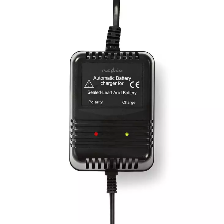 Blybatteri Laddare | 2.3 / 6.9 / 13.8 V DC | 0.6 A A | Underhållsladdning | Euro / Typ-C (CEE 7/16) | Batteriklämmor | Batteritypsenergi: AGM / Bly-syra / Gel / SLA / VRLA | Svart - Batteriladdare för uppladdningsbara batterier - 5412810284245 - 1