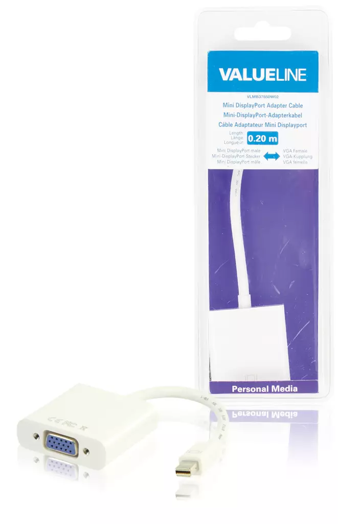  - Displayport-kablar och adaptrar - 5412810198375 - 1