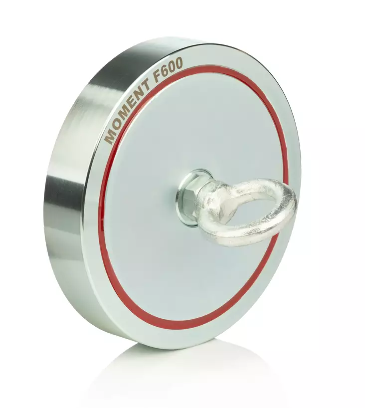 Supermagnet Moment F600 kg 107 mm - Metalldetektorer och supermagneter - 6438014227405 - 1