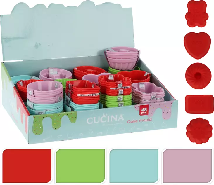 Muffinsformar 3 st - Bakningstillbehör - 8720573885935 - 1