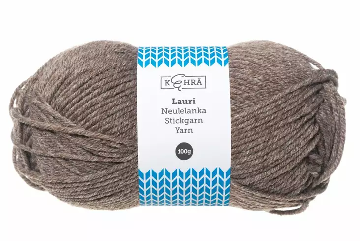 Sukkalanka Lauri 100g ruskea - Trådar och sybehör - 6410412714435 - 1
