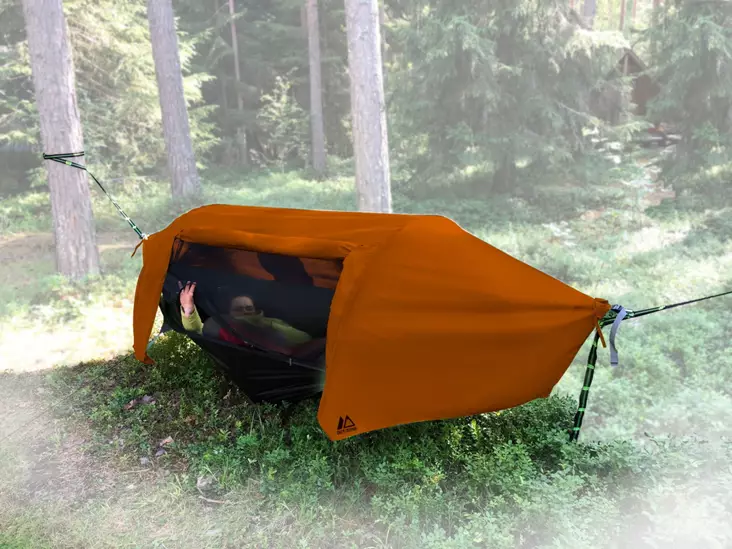 Riippumatto Rain Hammock Rust, Out-Zone - Tält, skydd, hängmattor - 6438014303345 - 1