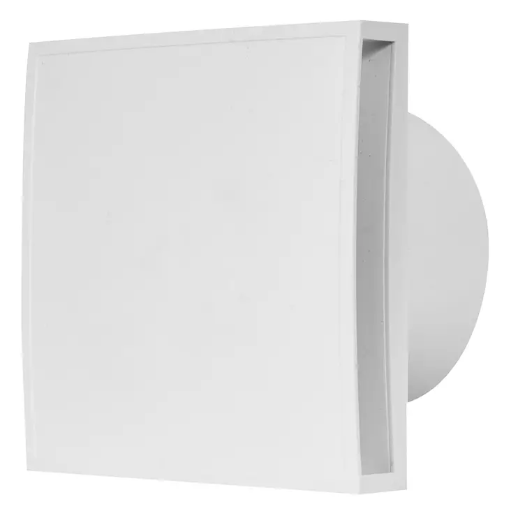 Poistopuhallin 100 mm neli=C3=B6 valkoinen - Fläktar - 4750492008805 - 1