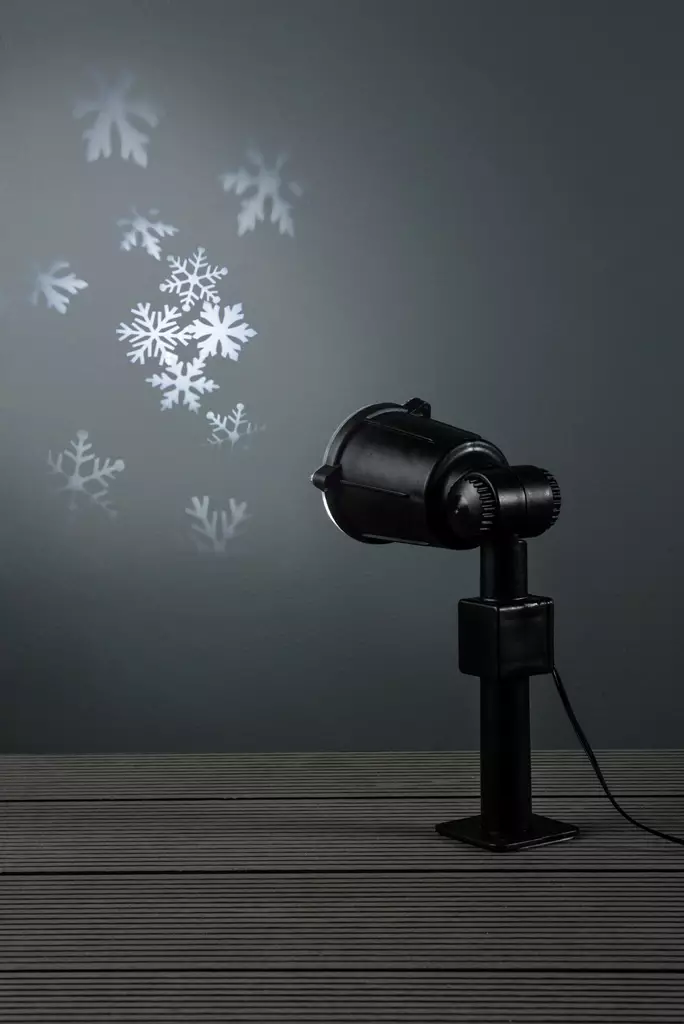 airam projektori liikkuvat lumihiutaleet - Dekorationsljus - 6435200250735 - 1