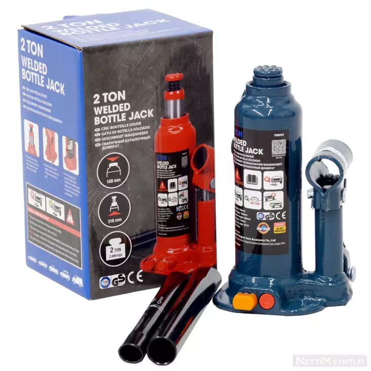 Hydraulisk pelardomkraft 2 T - Domkrafter och pallbockar - 6438168081175 - 2