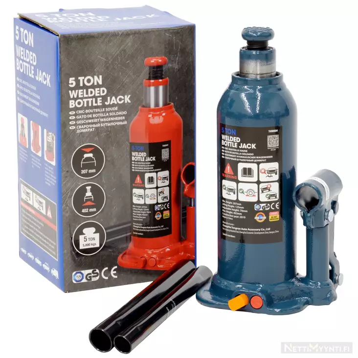 Hydraulisk pelardomkraft 5 T - Domkrafter och pallbockar - 6438168081205 - 1