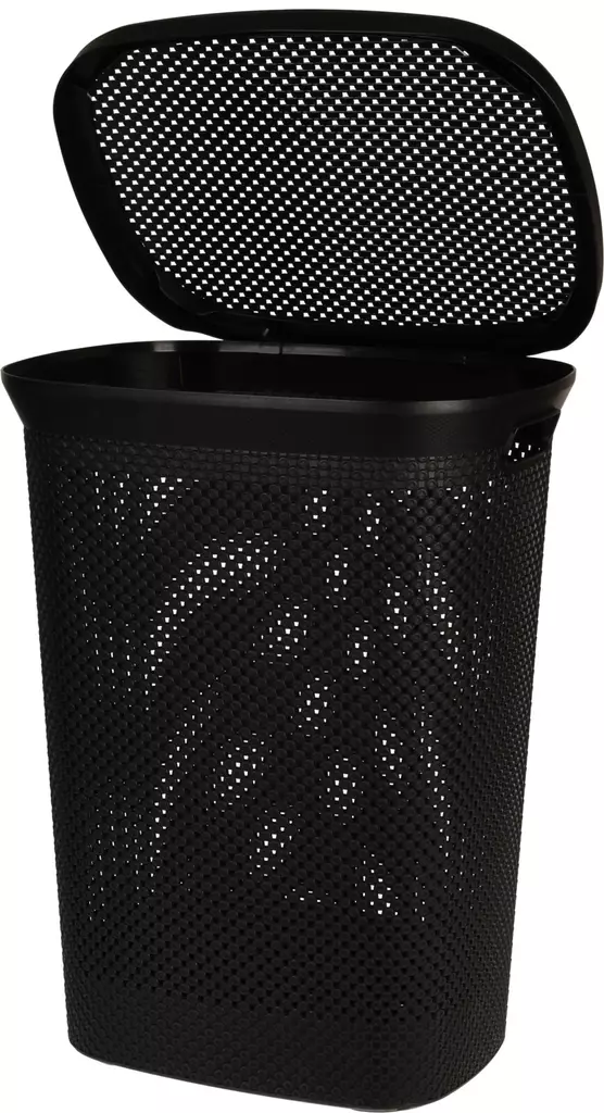 Pyykkikori 60L musta - Torkställningar och tvättkorgar - 8720573156745 - 1