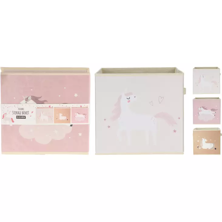 Förvaringslåda Enhörning - Förvaringslådor och korgar - 8720573670425 - 1