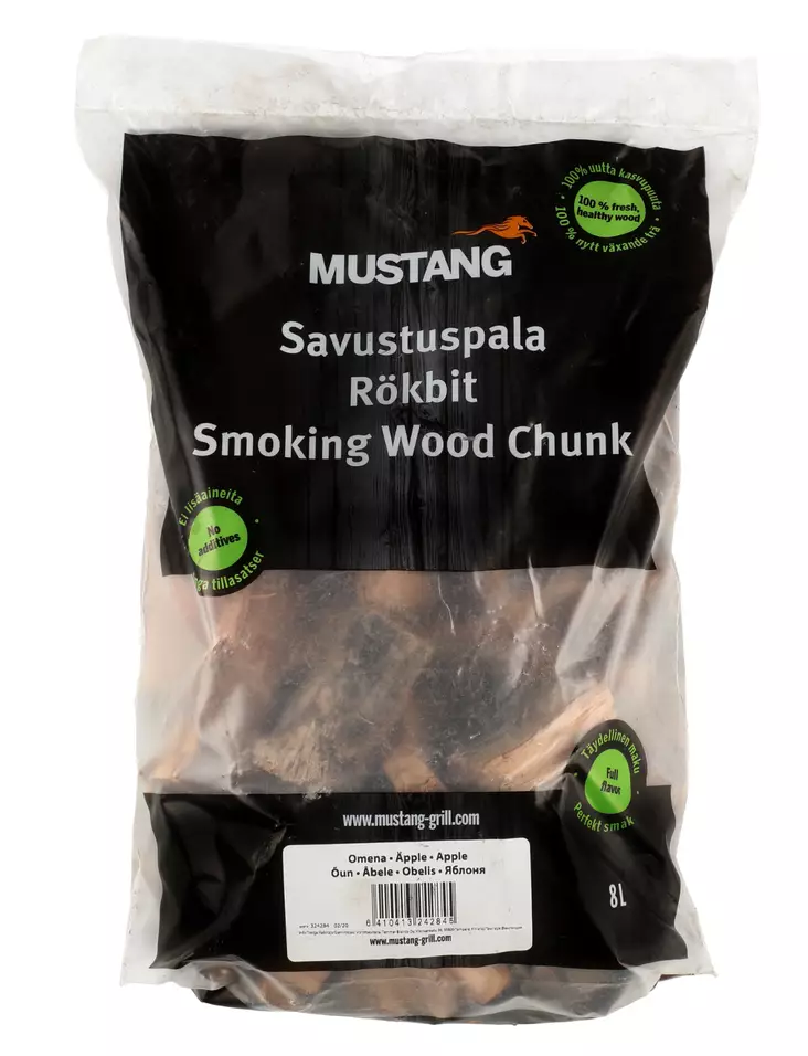Savustuspala omena 8 L Mustang=20 - Grilltillbehör - 6410413242845 - 1
