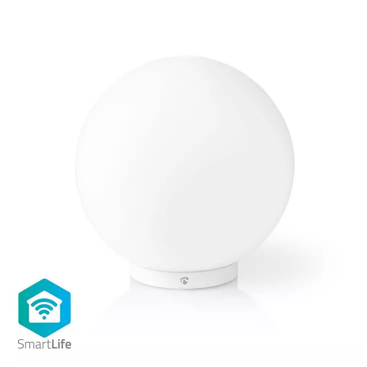 SmartLife stämningslampa | Wi-Fi | Rund | | 360 lm | RGB / Varm till cool vit | 2700 - 6500 K | 5 W | Glas | 1 st. - Lampor - 5412810328635 - 1