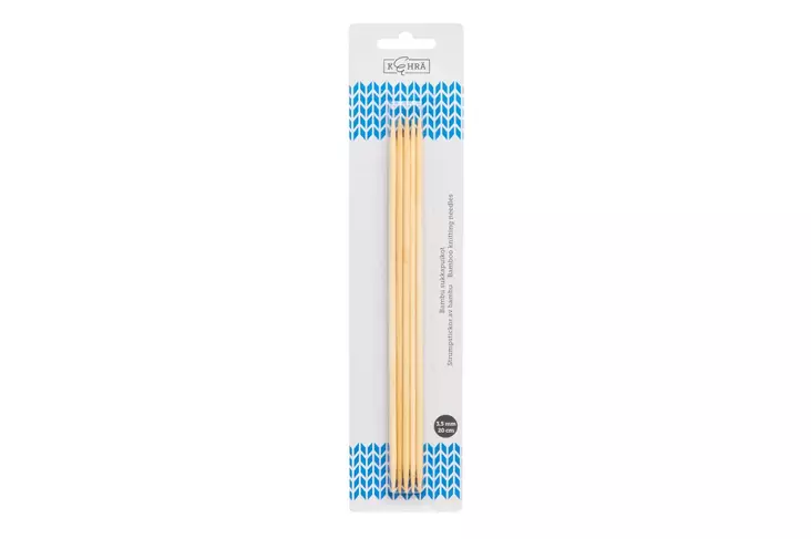 Strumpstickor av bambu 3,5mm - Trådar och sybehör - 6410412393555 - 1