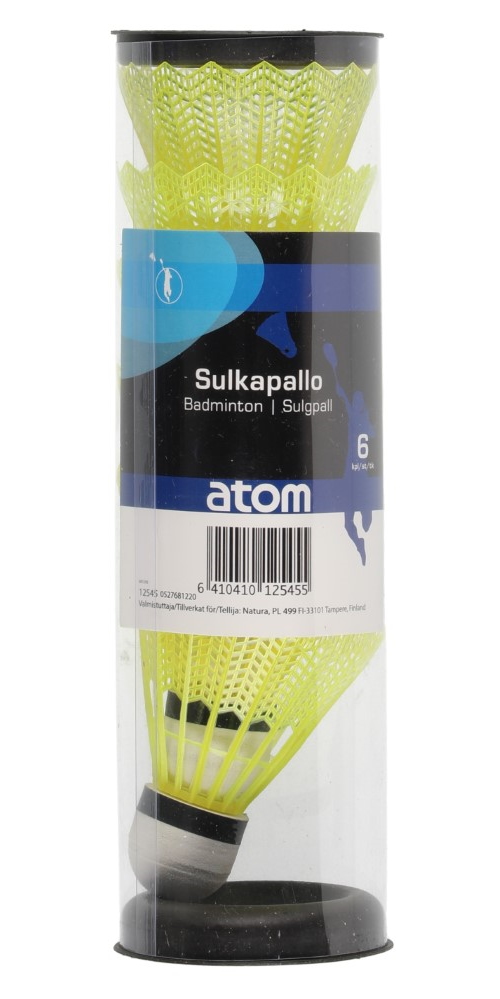 Sulkapallo 6 kpl pakkaus - Andra bollspel - 6410410125455 - 1