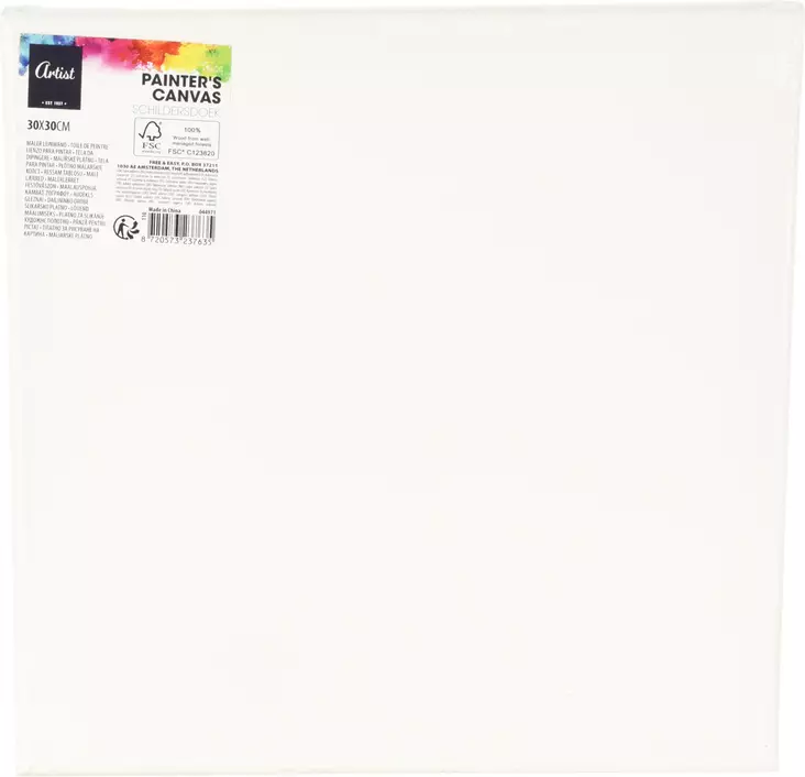 Taulupohja 30x30 cm=20 - Målardukar och tavlor - 8720573237635 - 1