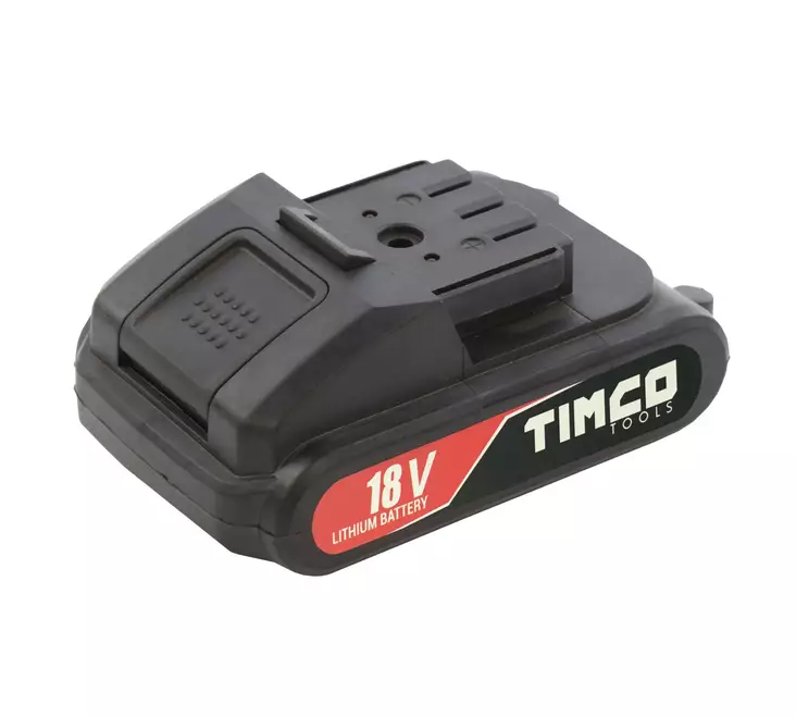Timco 18V 2AH mutteriv=C3=A4=C3=A4ntimen akku - Batterier och laddare - 6438014265025 - 1