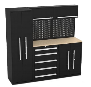 Timco Suberb 210x55x205 cm verktygsskåp - Lagerhyllor och -lådor - 6438014332475 - 1