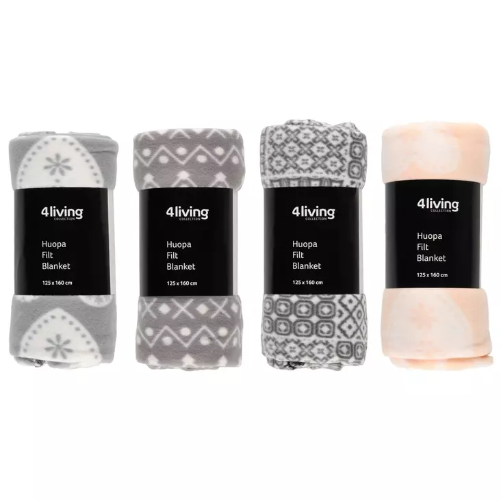 Torkkupeitto Print 125 x 160 cm - Överkast och plädar - 6410412315915 - 1