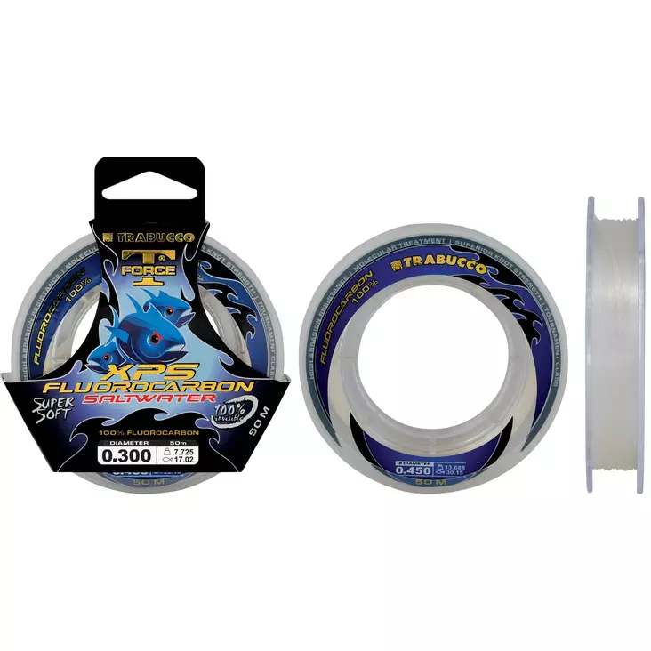 Trabucco T-Force Fluorocarbon SW 50m - Fiskelinor - 8054393020895 - 1