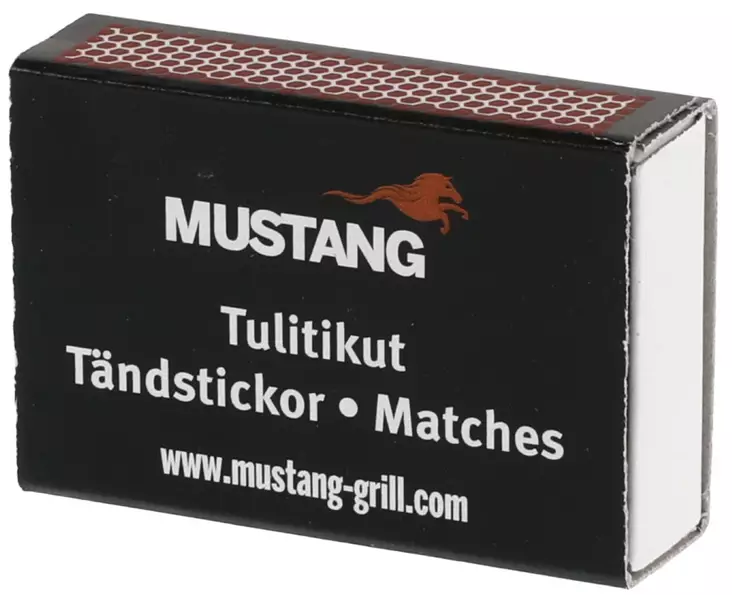 Tulitikkupuntti Mustang 10 rasiaa - Tändare, tändmaterial, gaser - 6410412118455 - 1