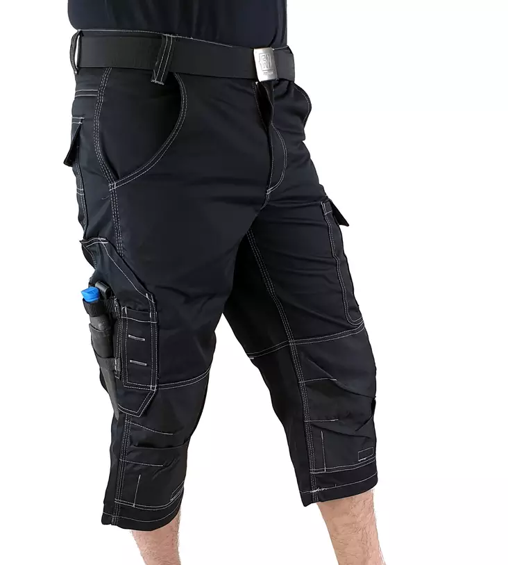 Ty=C3=B6housut 3/4-pituus musta - Arbetsbyxor och overaller - 6438168062365 - 1