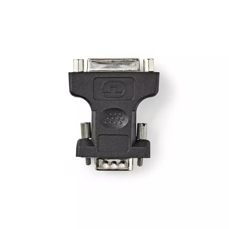VGA-adapter | VGA Hane | DVI-I 24+5-Pin Hona | Nickelplaterad | Rak | ABS / Metall | Svart | Kuvert - Dator och nätverk - 5412810282685 - 1