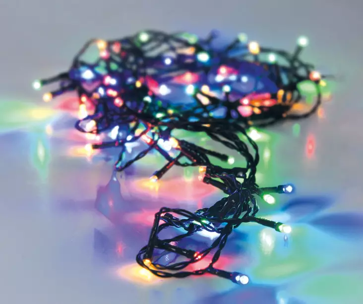 Valosarja paristok=C3=A4ytt=C3=B6inen moniv=C3=A4rinen 24 led ip44 - Ljusslingor - 8719202261875 - 1