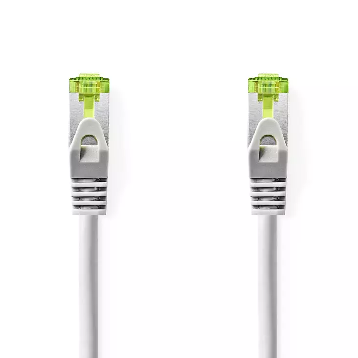 CAT7 nätverkskabel | S/FTP | RJ45 hane | RJ45 hane | 5.00 m | Snagless | Rund | LSZH | Grå | Label - Dator och nätverk - 5412810424375 - 1