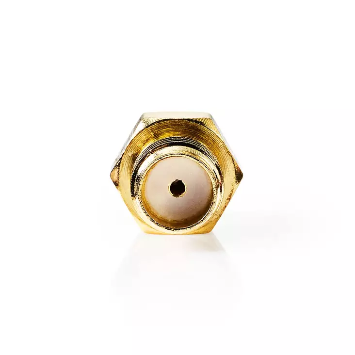 SMA Adapter | SMA Hona Reverse Polarity | SMA Hona | Guldplaterad | 50 Ohm | Rak | PVC | Guld | 2 st. | Låda - Nedis produkter - 5412810425525 - 10