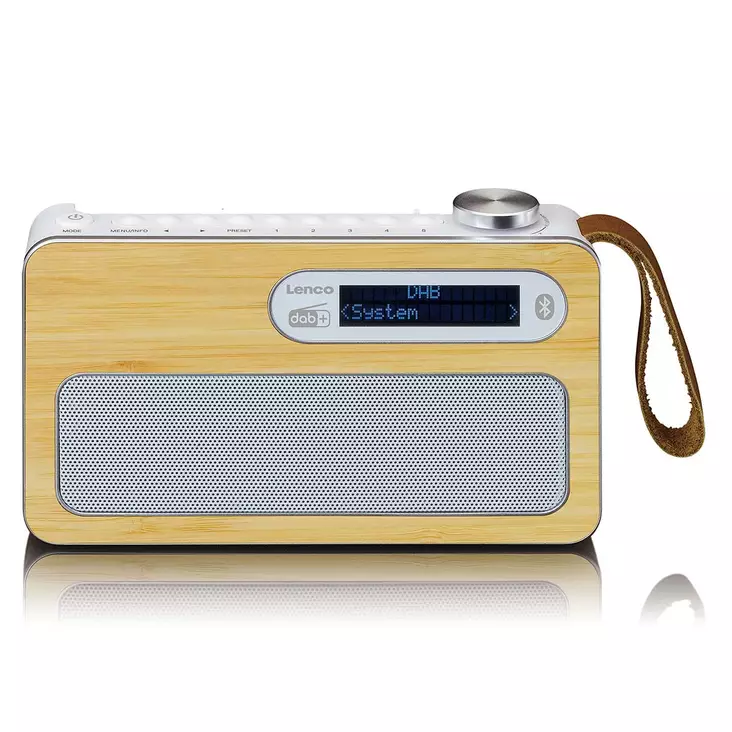 Portable DAB+/ FM radio with Bluetooth® Bamboo White - Radioapparater - 8711902083405 - 10