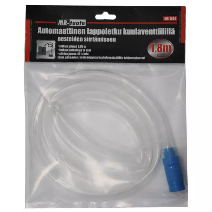 Automatisk hävertsslang med kulventil - Sugpumpar - 6430032155685 - 1