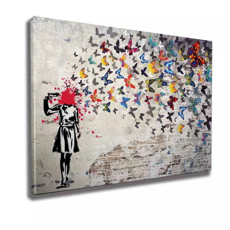 Canvastavla Wallity Flerfärgad Bomull/Polyester 70x100 cm - Tavlor och ramar - 8683342479035 - 1
