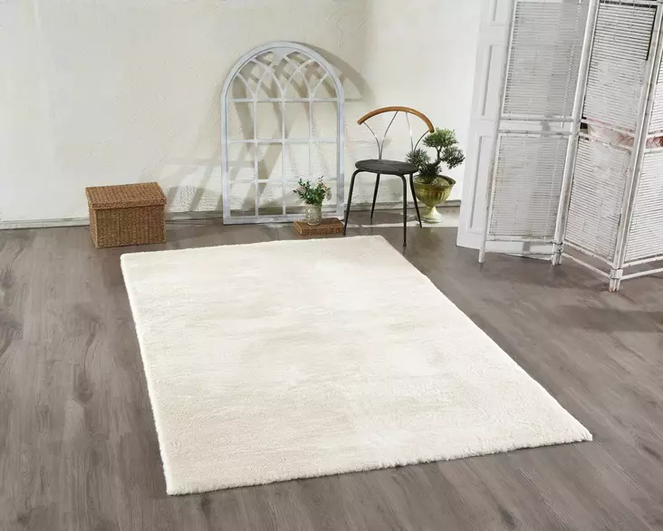 Matta Conceptum Faux Fur Beige Polyester 120x180 cm - Stora och medelstora mattor - 8684282667605 - 1