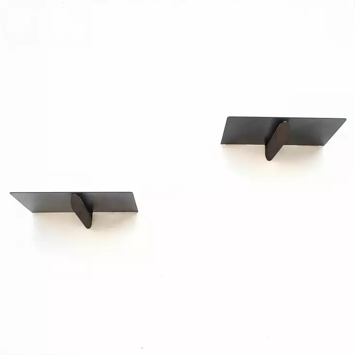 Vägghylla Hanah Home Wr042 Brun Svart Metall 21x6x15 cm - Vägghyllor - 8681875990065 - 1