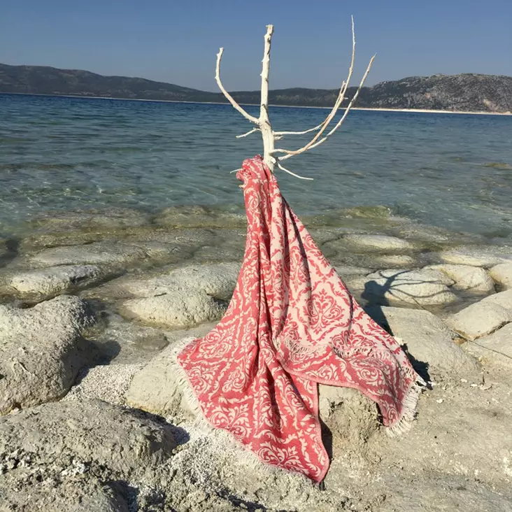 Fouta Mijölnir Röd 100% Bomull 90x170 cm - Handdukar - 8683342757355 - 1
