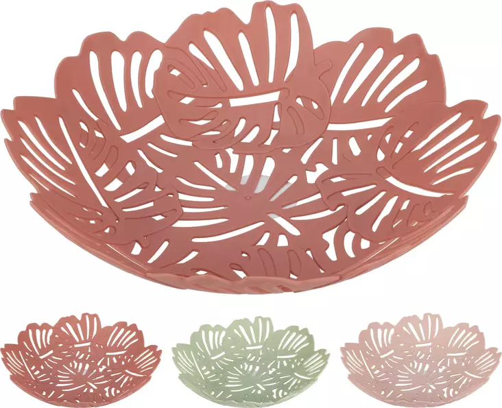 Fruktskål med bladmotiv - Serveringsfat - 8720573902915 - 1