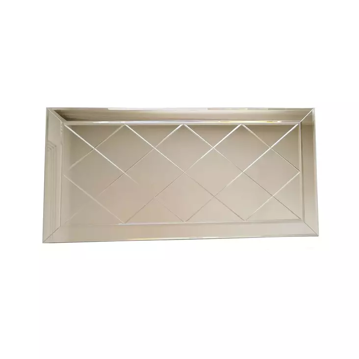 Spegel Hanah Home A306Y Silver Mdf 130x65x2,2 cm - Speglar - 8681875708295 - 1