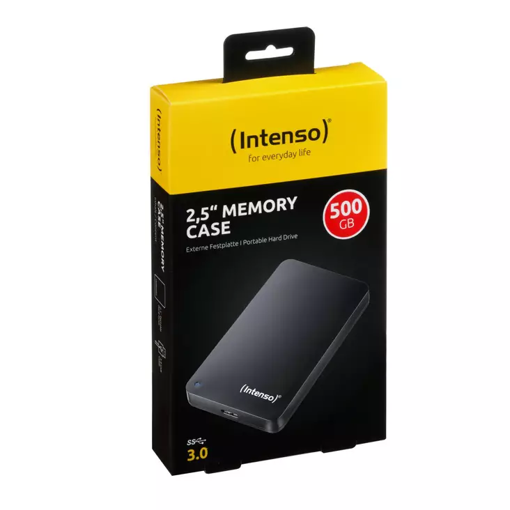 Extern hårddisk Intenso HDD 500 GB - USB-minnen och hårddiskar - 4034303014125 - 1