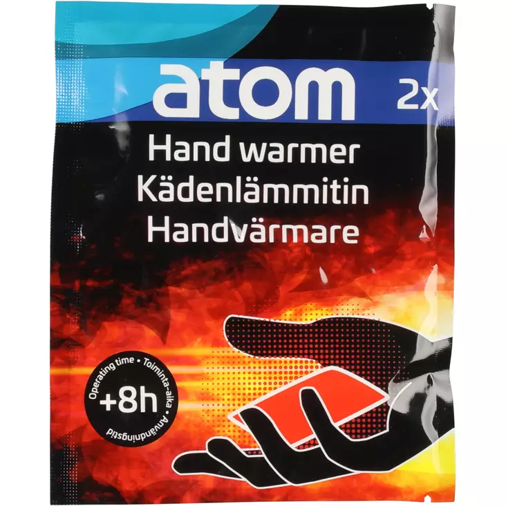 Kädenlämmitin 2 kpl Atom - Campingutrustning - 6410416316505 - 1
