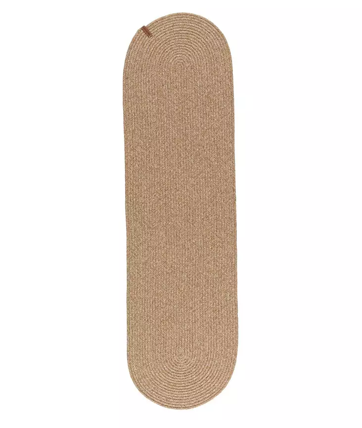 Löpare, naturvit, 136 cm bred, 37 cm djup, handgjord - Dukar och tabletter - 8683743770175 - 1